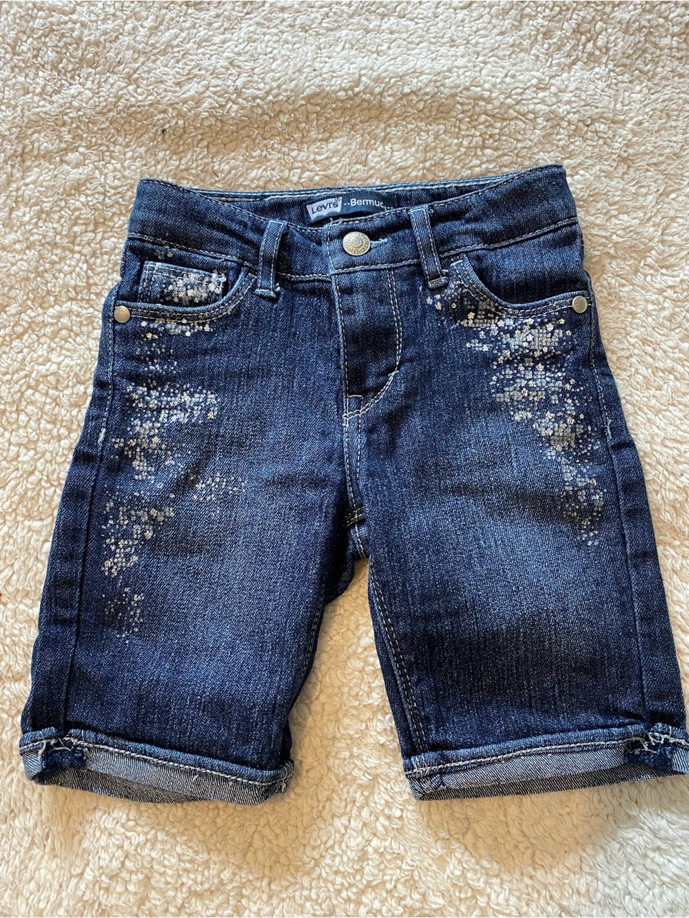 Toddler girls levi bermuda short Great condition
